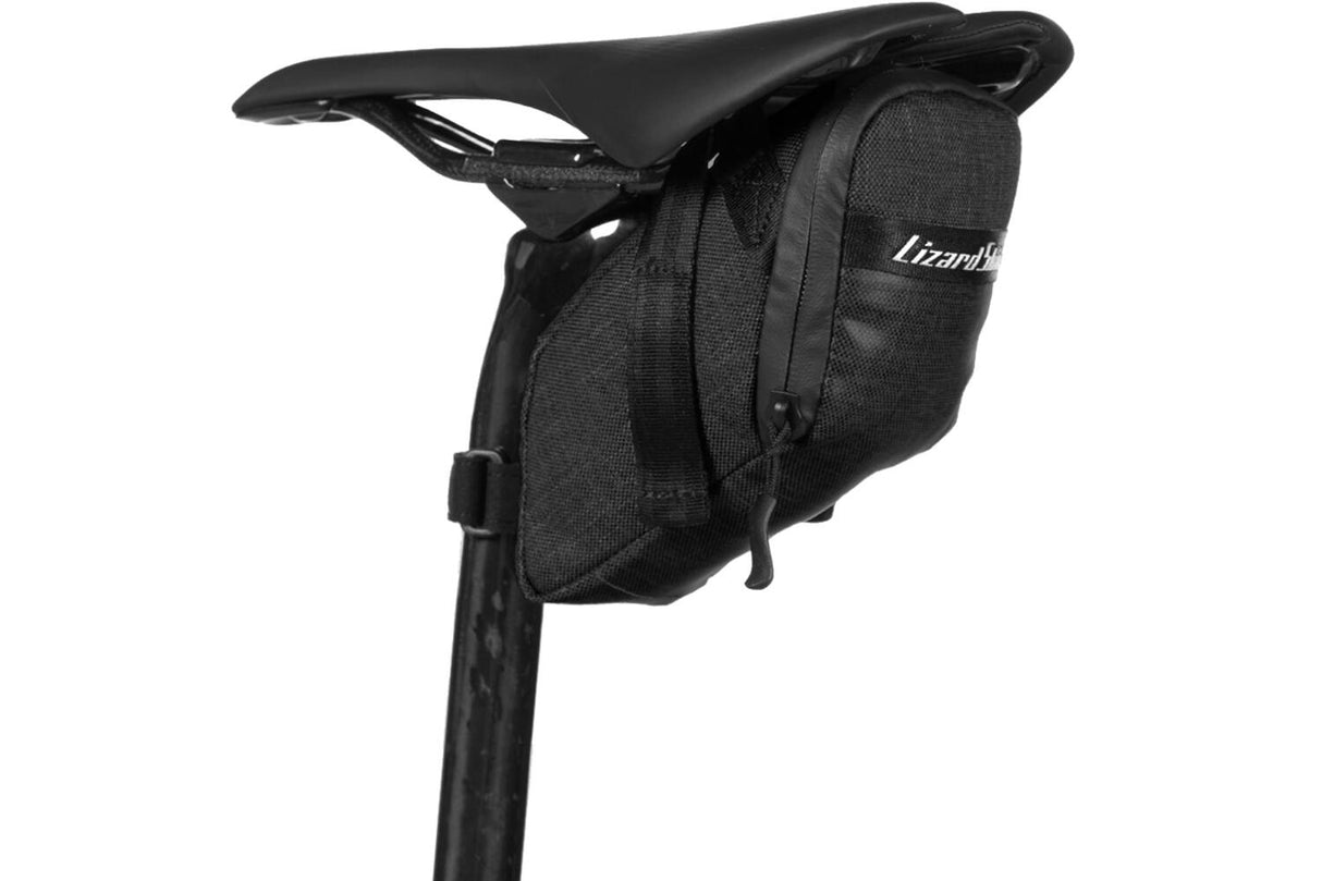 Skins de lézard Skins Lizard Super Cache Saddle Sac Jet Black