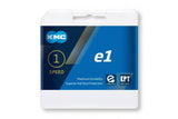 KMC Ketting E1 EPT narrow 1 2x3 32, 6.7mm, Anti rust, 130 l single speed