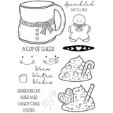 Creative expressions • Clear stamp set novelty Christmas mugs