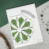 Creative Expressions • Tea Bag Folding Clear Stamp Set Swirly Christmas