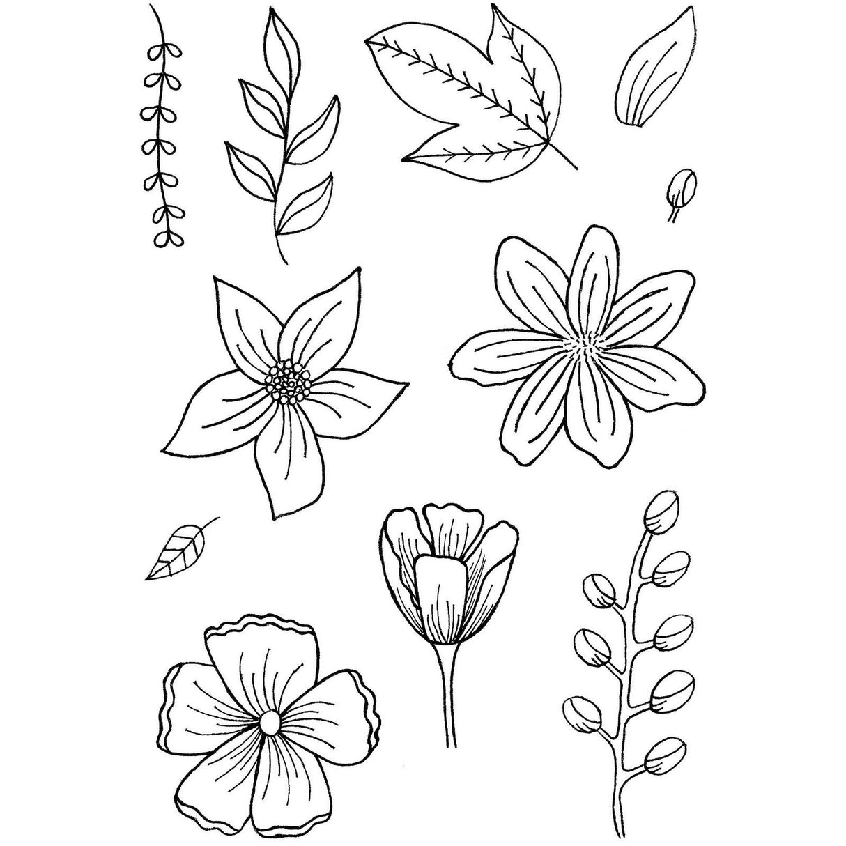 Creative expressions • clear stamp set blooming marvelous
