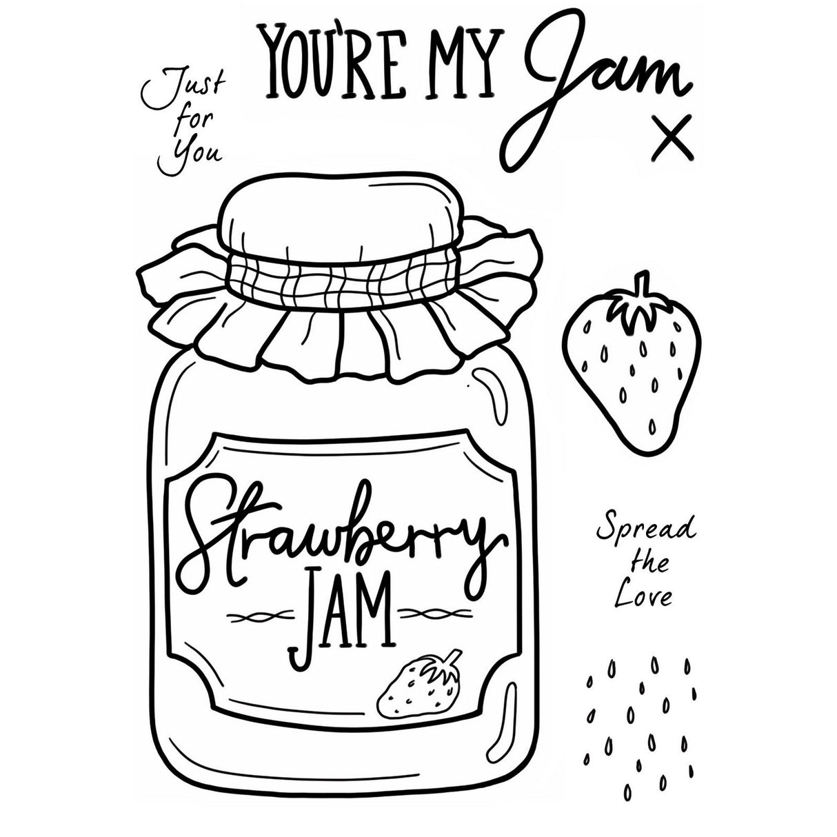 Creative Expressions • clear stamp set spread the love