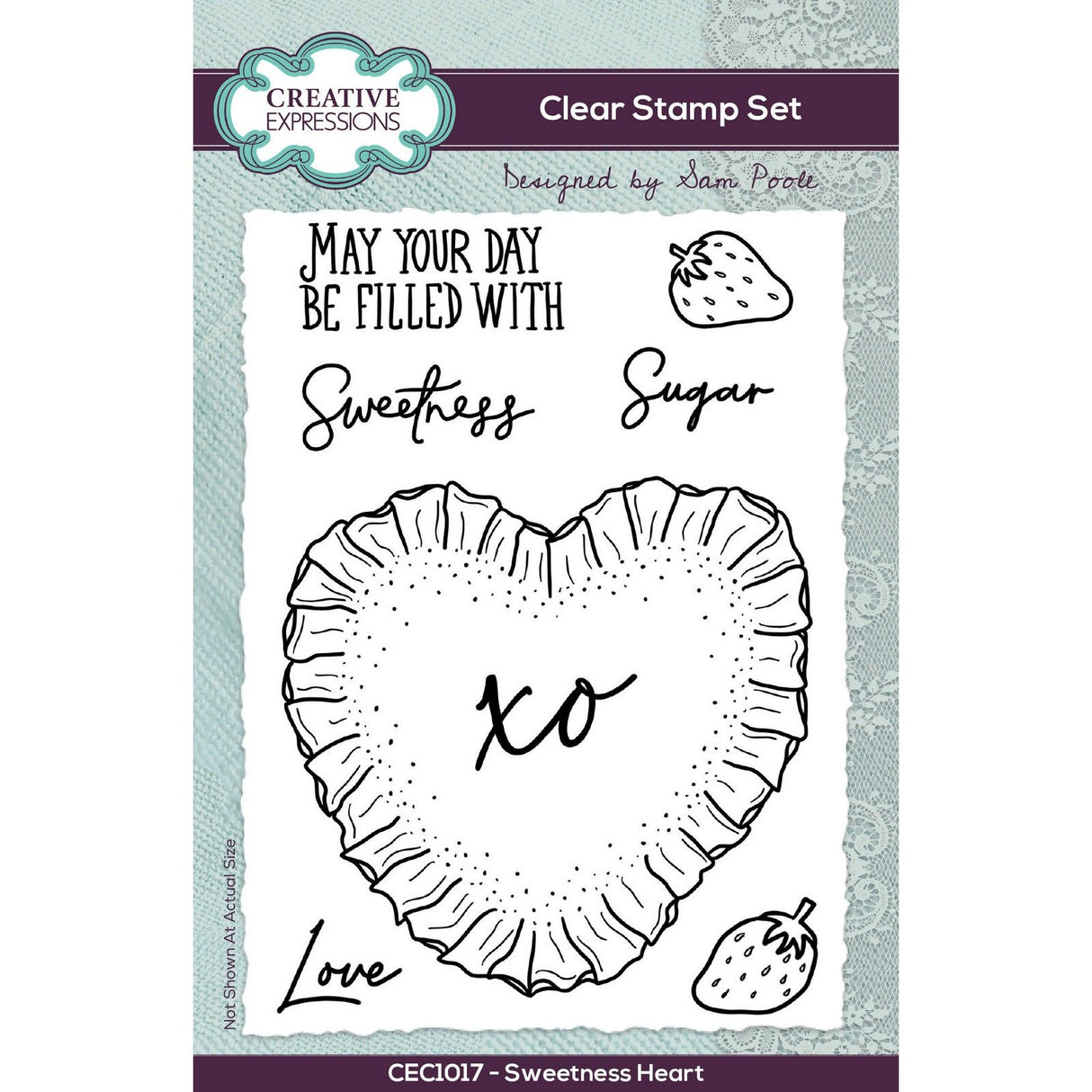 Creative expressions • clear stamp set sweetness heart