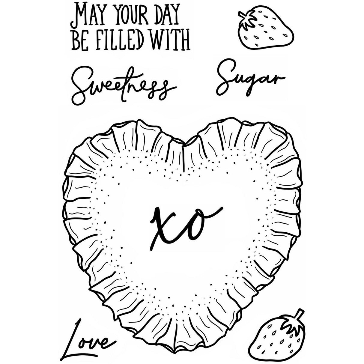 Creative expressions • clear stamp set sweetness heart