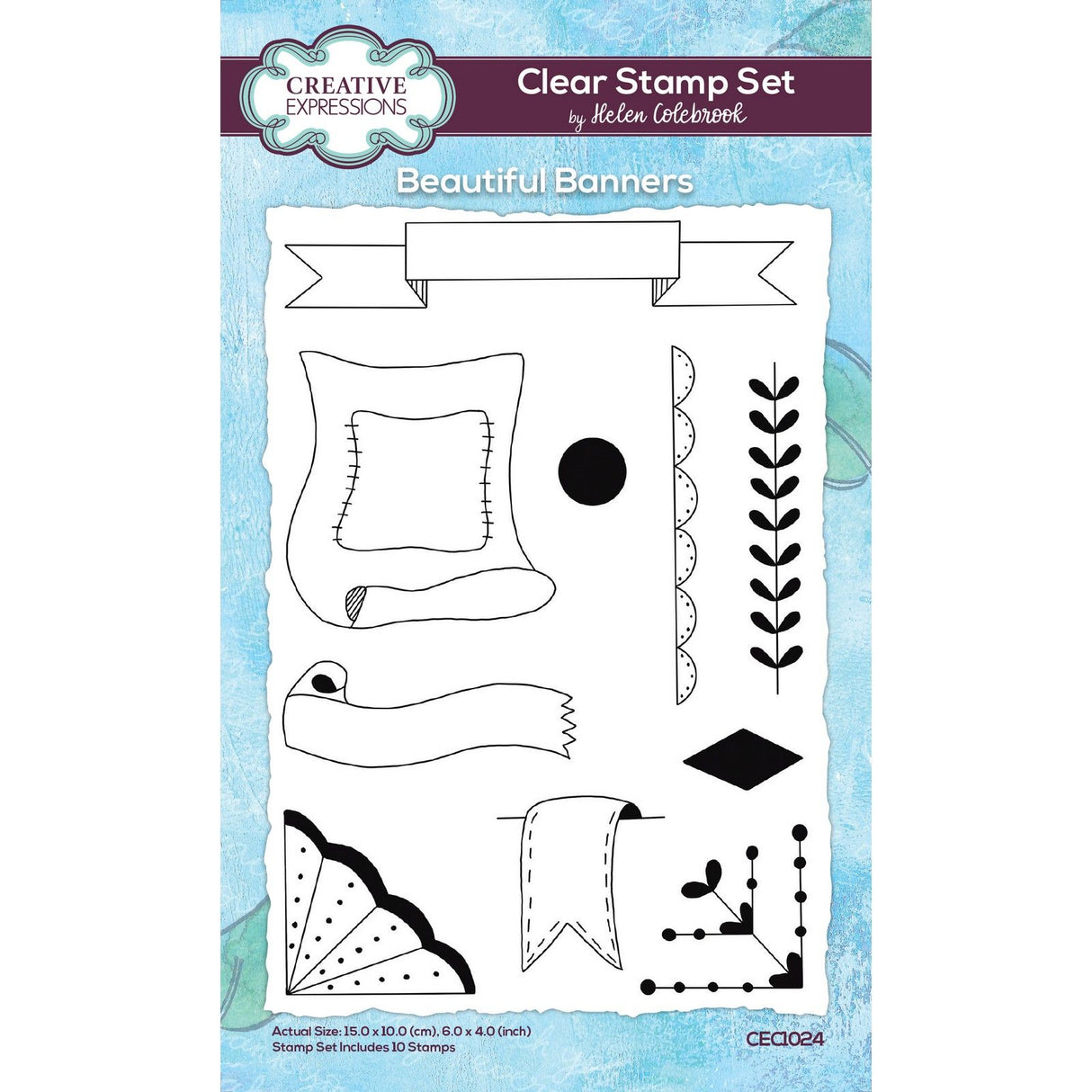 Creative expressions • clear stamp beautiful banners