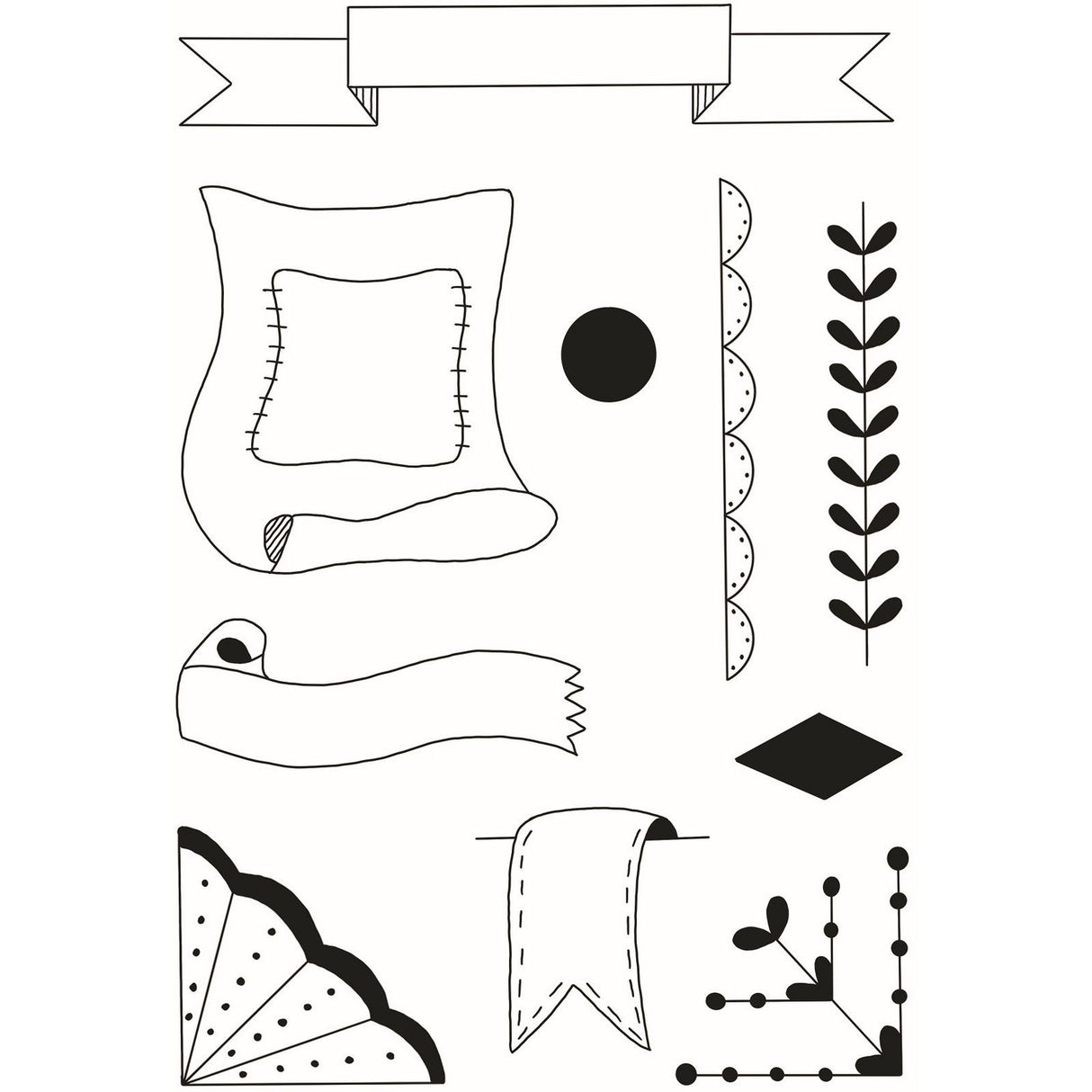 Creative expressions • clear stamp beautiful banners