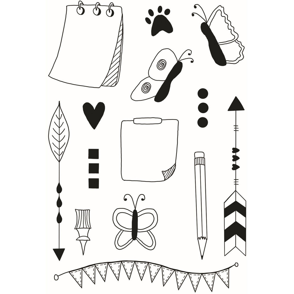 Creative expressions • clear stamp delightful decorations
