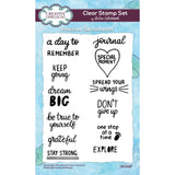Creative expressions • clear imprint positive sentiments