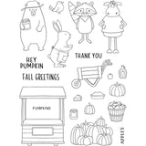 Creative expressions • Jane's doodles clear stamp set apple pumpkin spice
