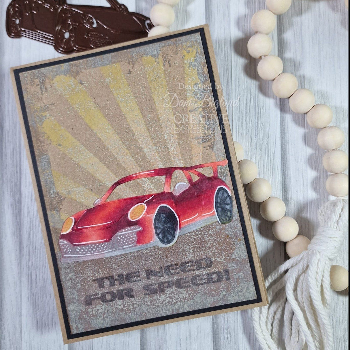 Creative expressions • clear stamp set super cars