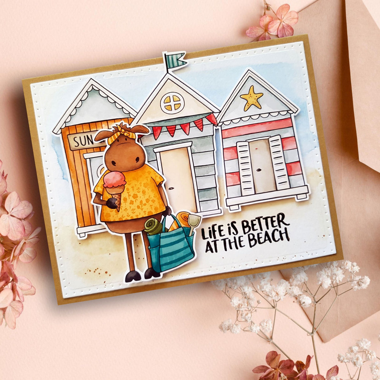 Creative Expressions • Jane's Doodles Clear Stamp Set Life's a Beach