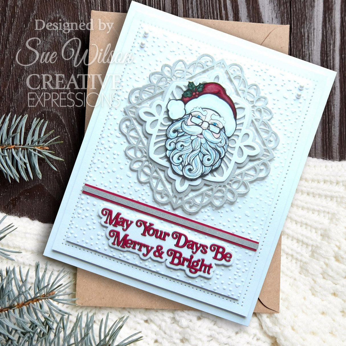 Creative expressions • clear stamp set santa