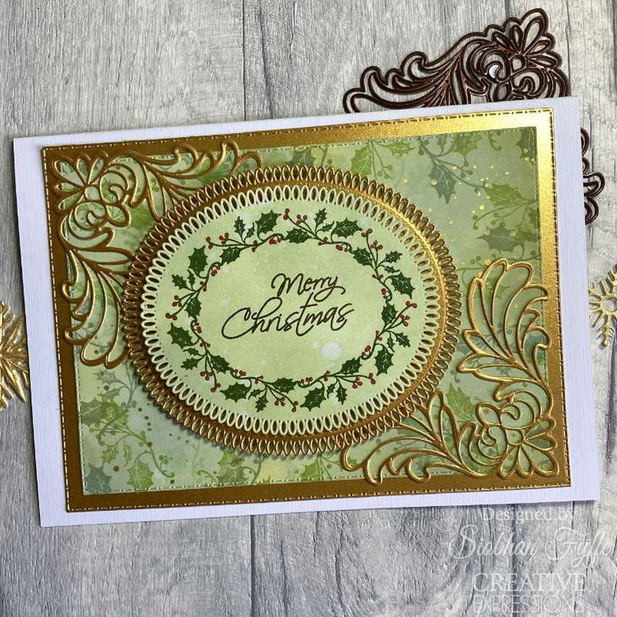 Creative expressions • Taylor Made Journals clear stamp set season's greetings