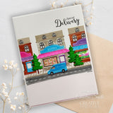 Creative Expressions • Sue Wilson Village Scenes Stamp Set