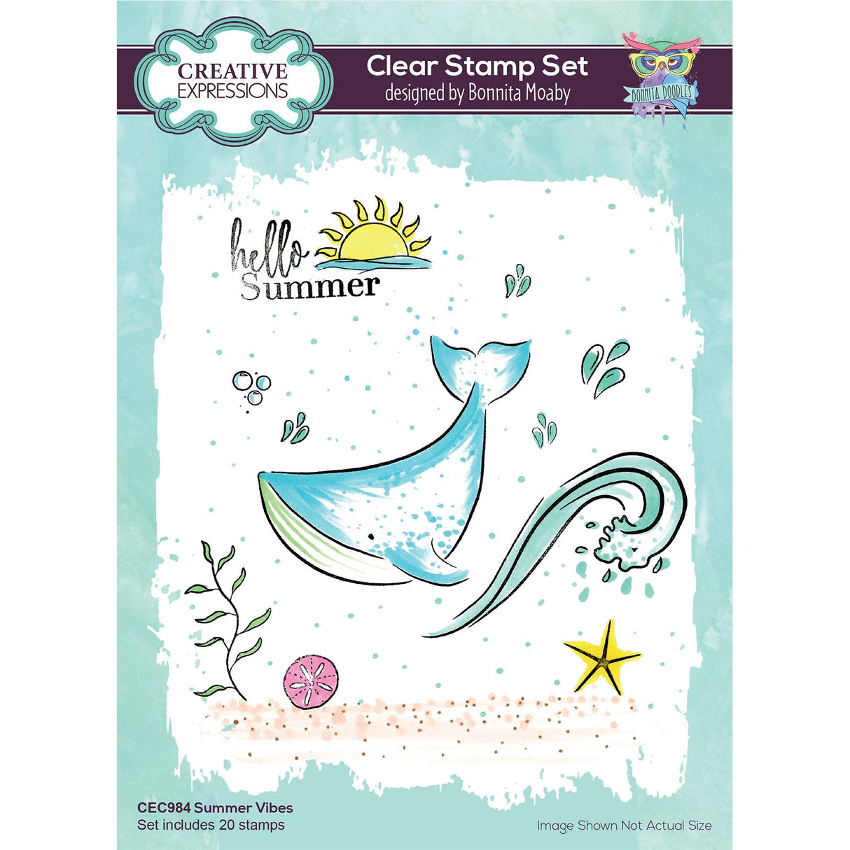 Creative Expressions • clear stamp set A5 Summer Vibes