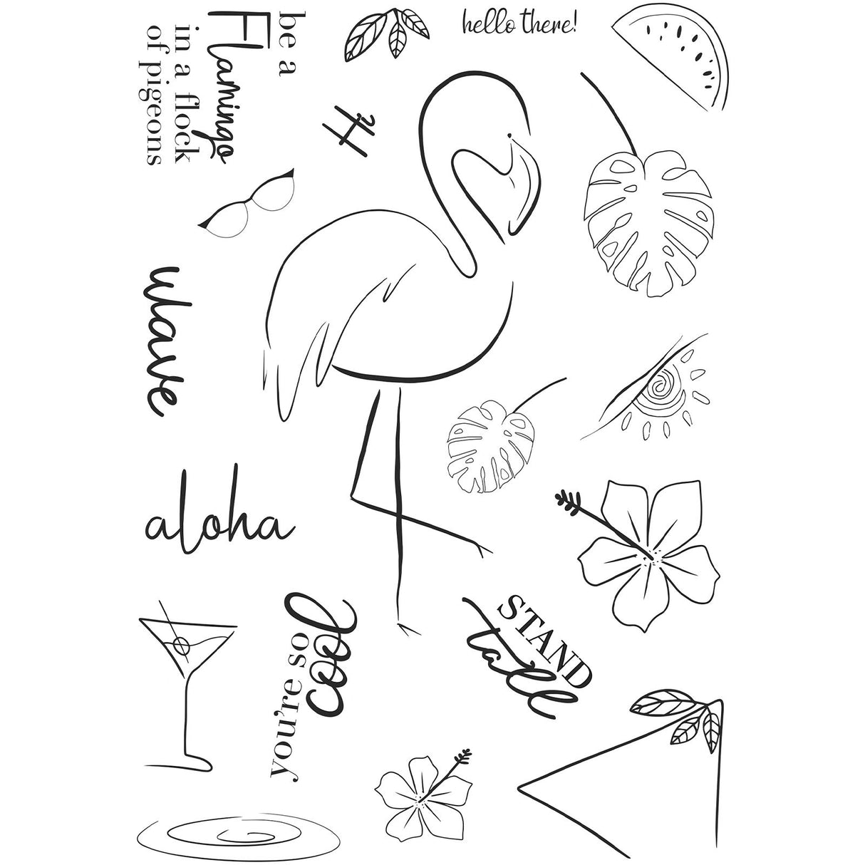 Creative Expressions • Clear Stamp Set A5 Hello Sunshine
