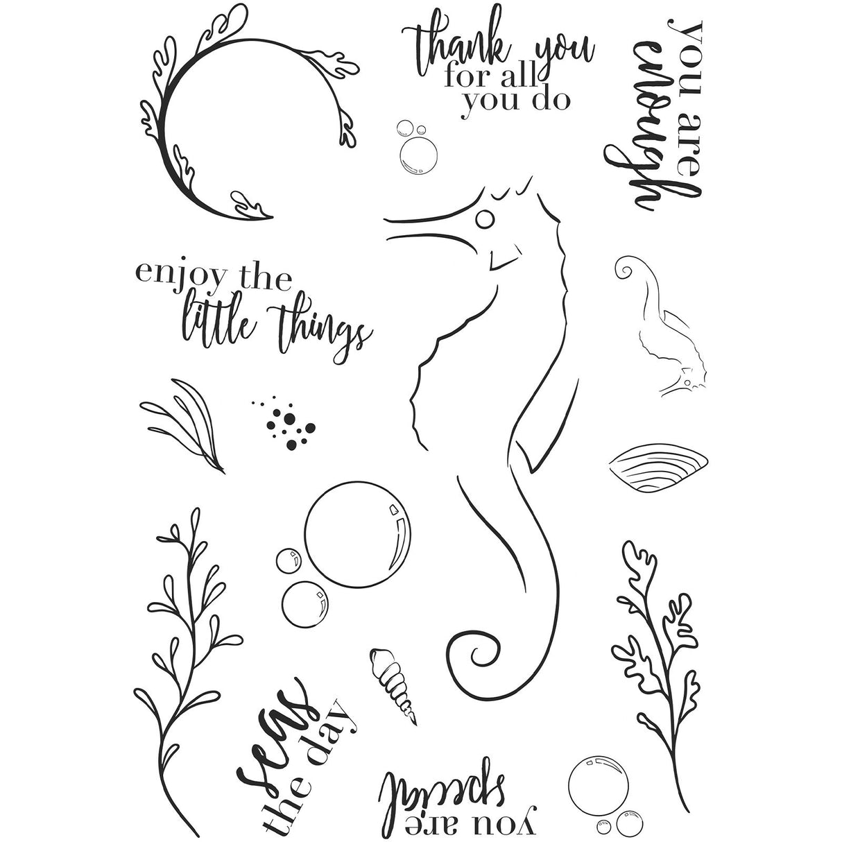 Creative Expressions • Clear Stamp Set A5 Seas The Day