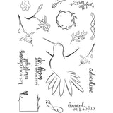 Creative Expressions • Clear Stamp Set A5 Blossoms in Flight