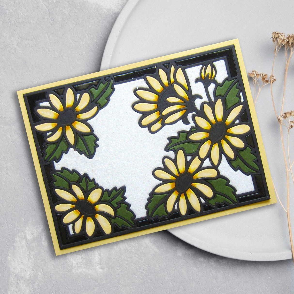 Creative expressions • frames tags craft die wild daisy cover plate