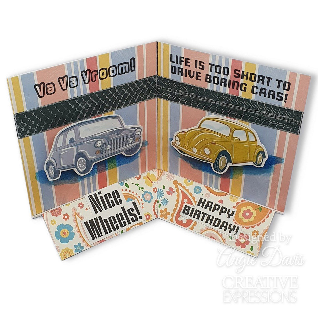 Creative expressions • droomauto knutselmal bandensporen
