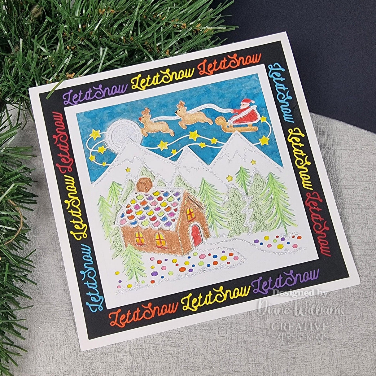 Creative expressions • craft die christmas cottage