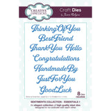 Creative Expressions • Sentiments Craft Die Essentials 1