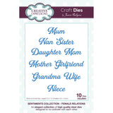 Creative expressions • sentiments craft die female relations