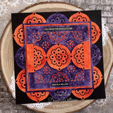 Creative expressions • cutting die circles mandala background