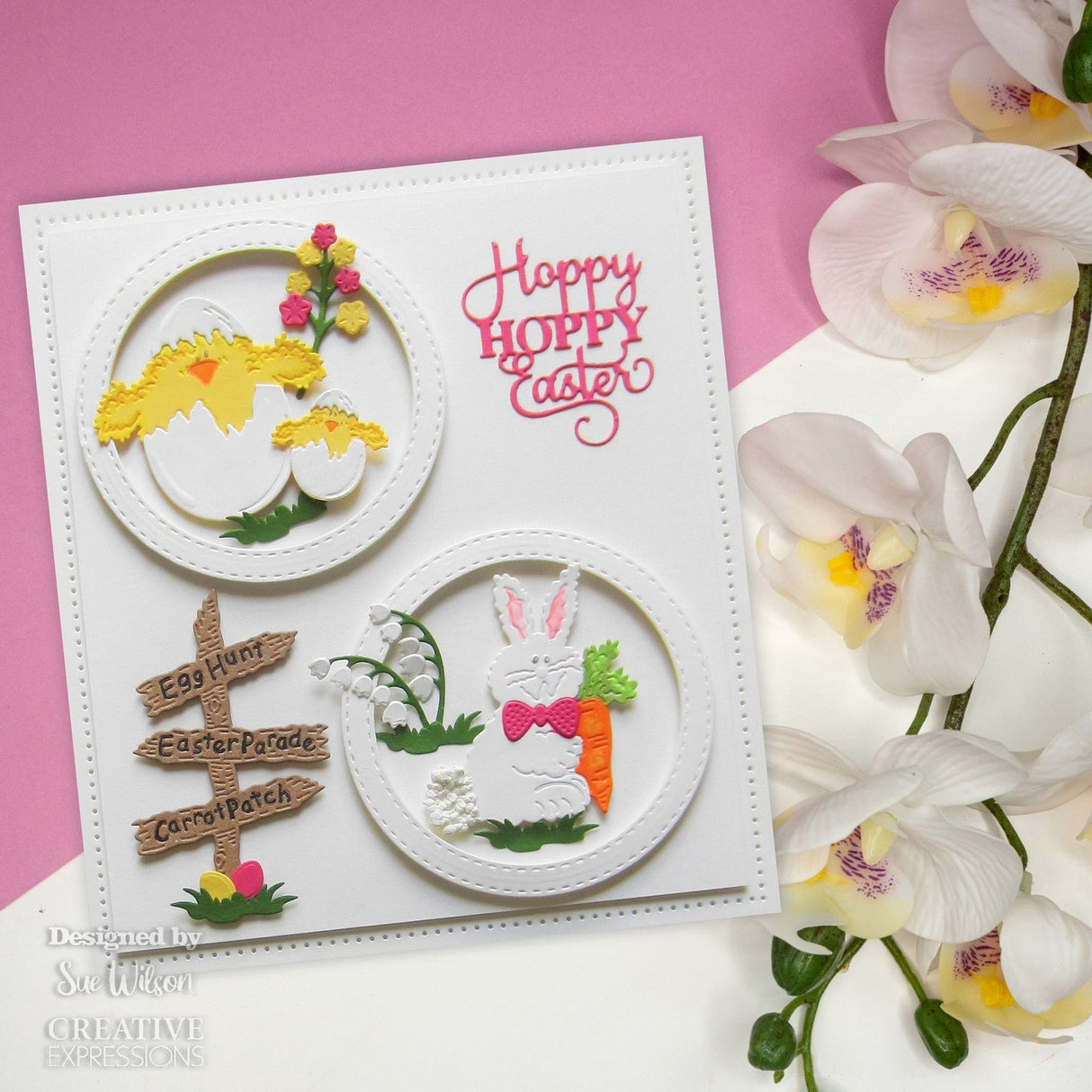 Creative expressions • craft die hoppy hoppy easter