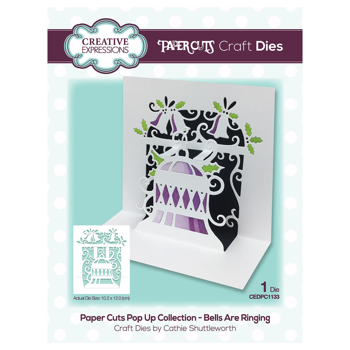 Paper cuts creative expressions • pop-up cutting die bells are ringing