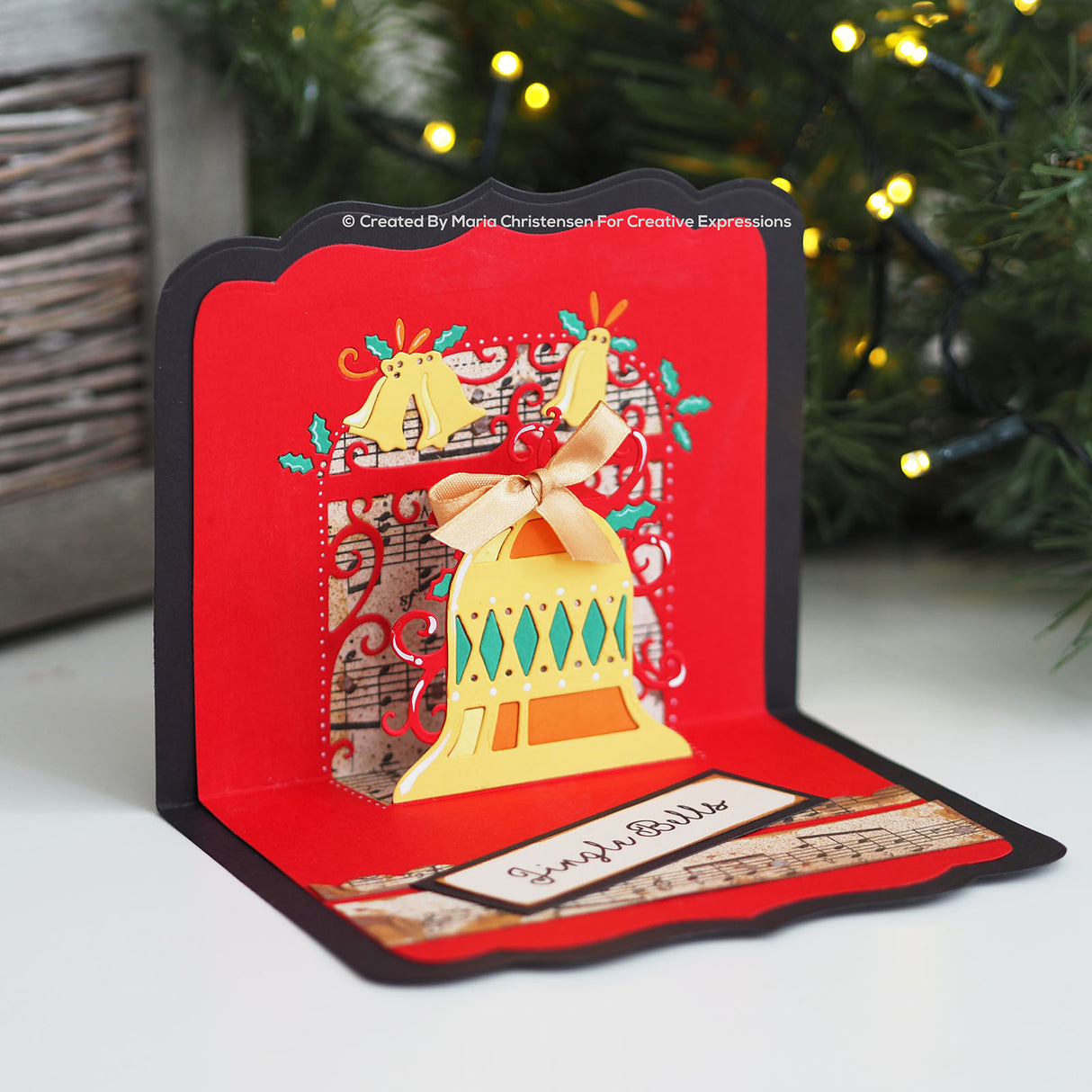 Paper cuts creative expressions • pop-up cutting die bells are ringing