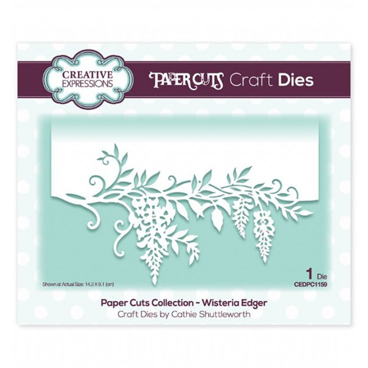 Paper cuts • craft die edger wisteria