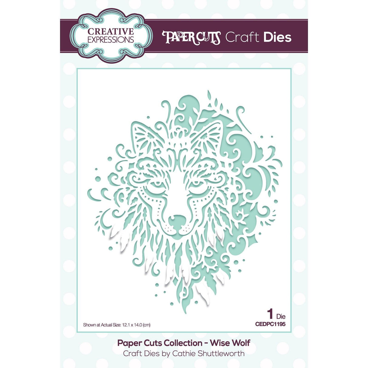 Paper cuts • craft die wise wolf