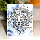 Paper cuts • craft die wise wolf