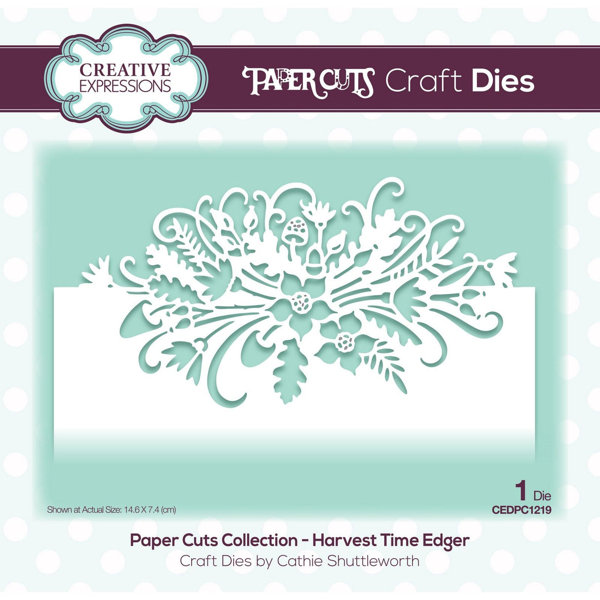 Paper cuts • craft die harvestime edger