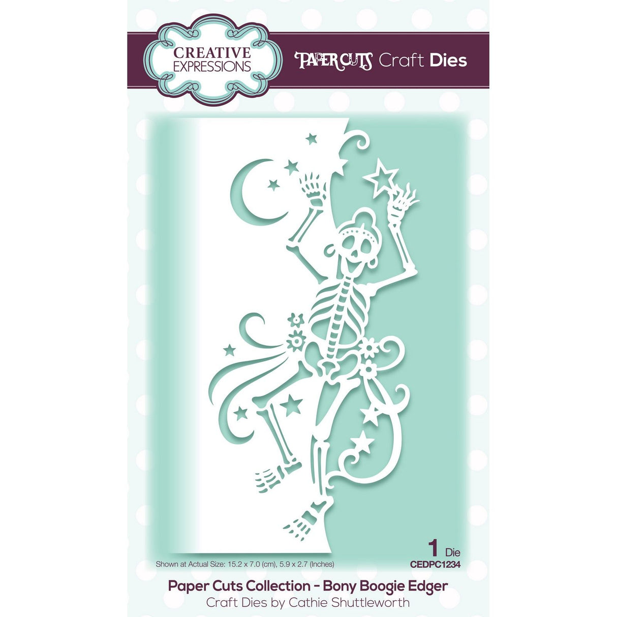 Paper cuts • cutting die bony boogie edger