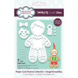 Paper cuts • festive craft die gingerbread boy