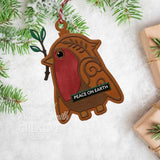 Paper Cuts • festive craft die robin