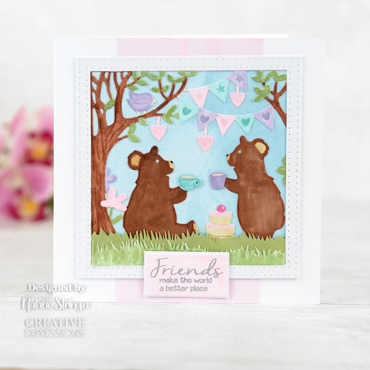 Creative expressions • Paper Panda cutting die teddy bear picnic