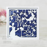 Creative expressions • paper panda cutting die to the moon and back