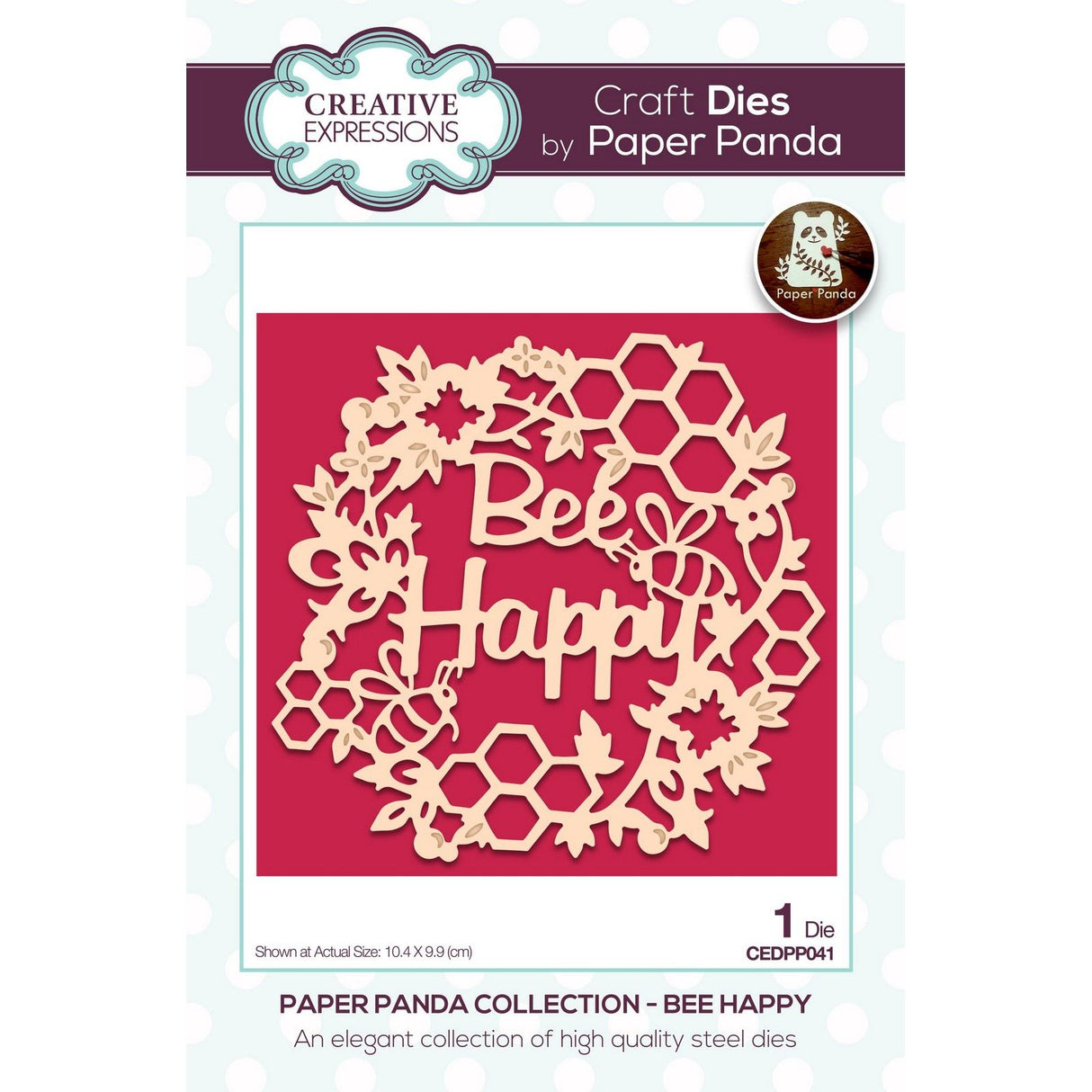 Creative Expressions • Paper Panda Bee Happy Die