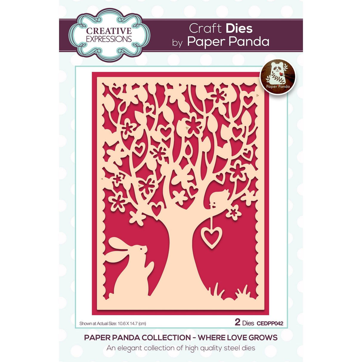 Creative Expressions • Paper Panda Die where love grows