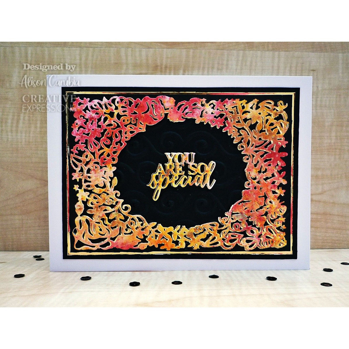 Creative expressions • paper panda cutting die petit fleur frame