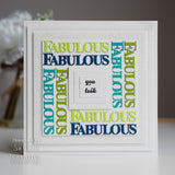 Creative expressions • die stamp set fabulous