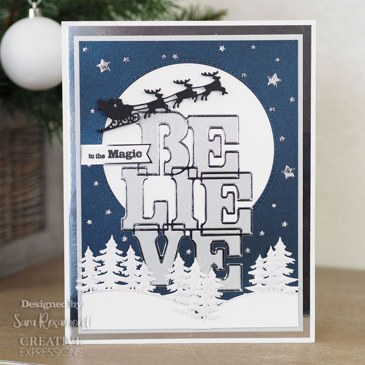 Creative expressions • big bold words die set believe