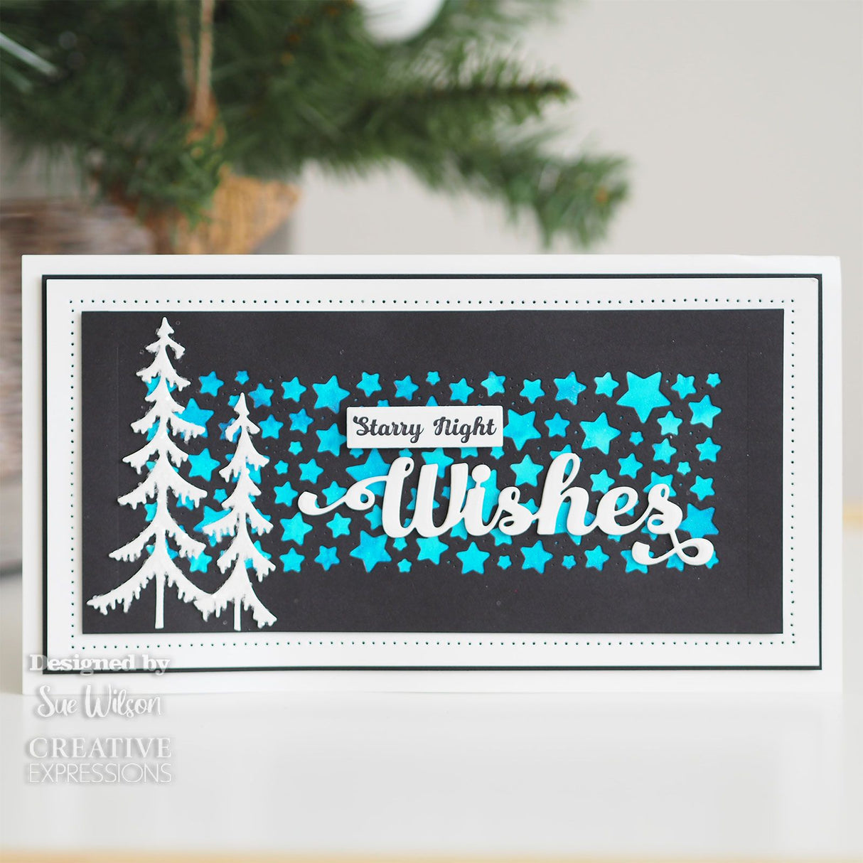 Creative expressions • Sue Wilson Die Stamp Set Wishes
