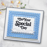 Creative expressions • shadowed sentiments cutting die on your special day
