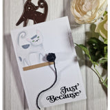 Creative Expressions • Mini Shadowed Sentiments Craft Die Just Because