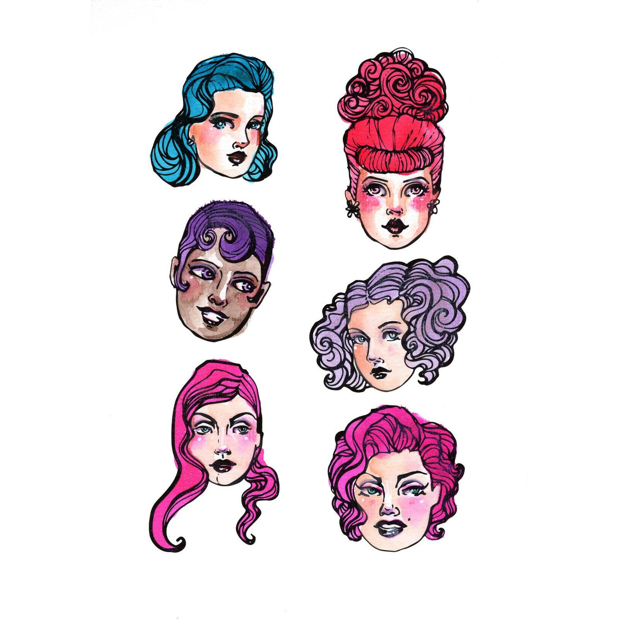 Creative expressions • clear stamps starlets 1