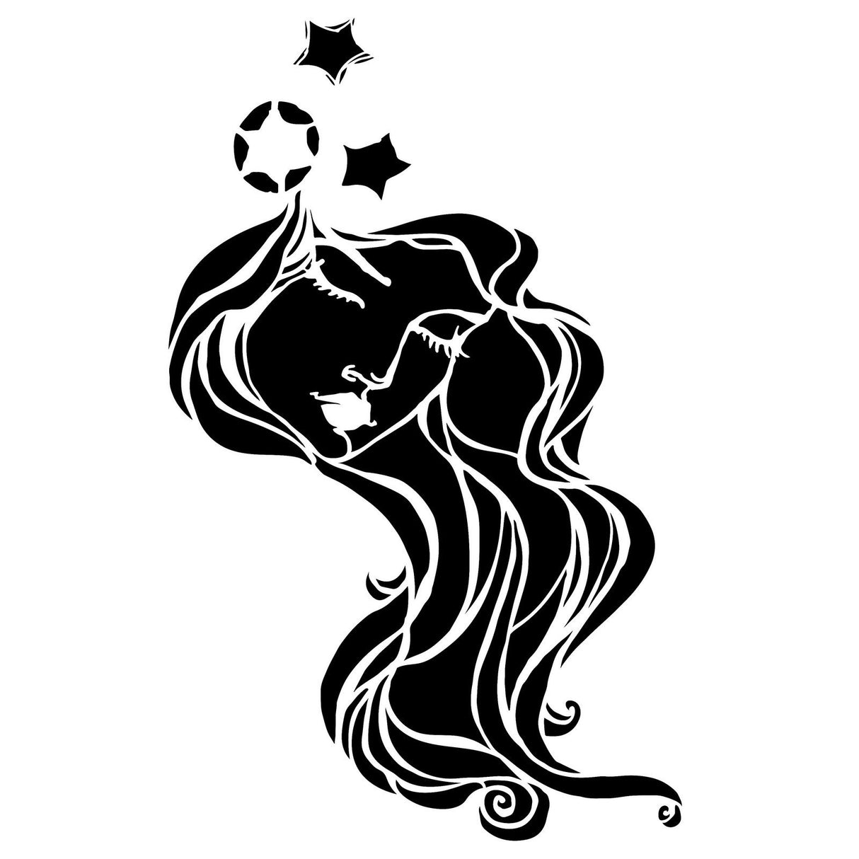Creative expressions • stencil star fairy